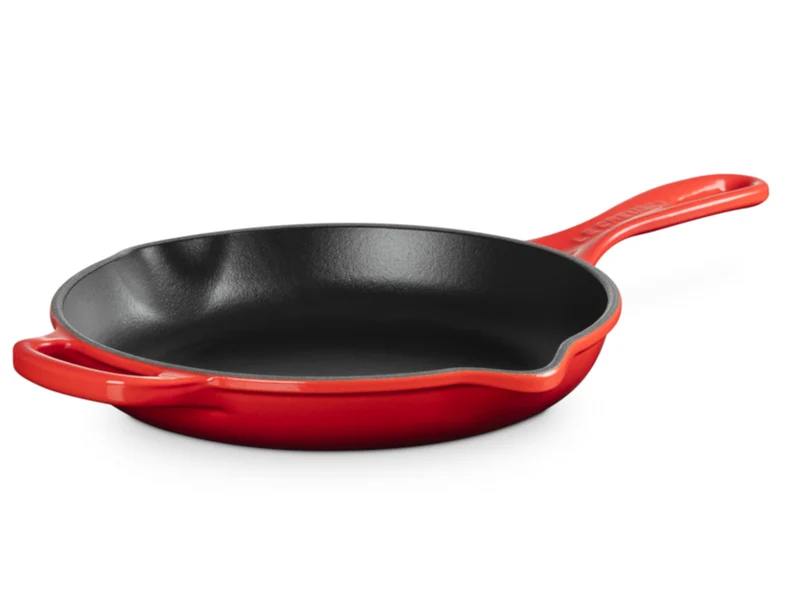 Le Creuset Brat- und Servierpfanne Signature rund kirschrot 23cm