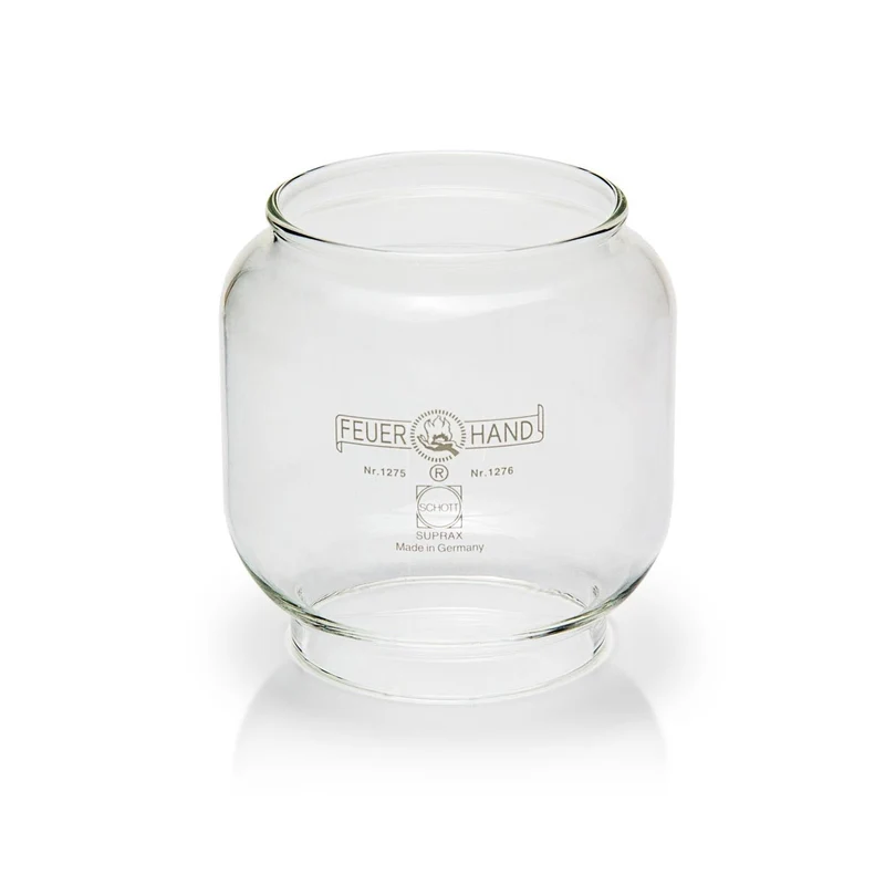 Feuerhand Glas Sturmlaterne 276, transparent