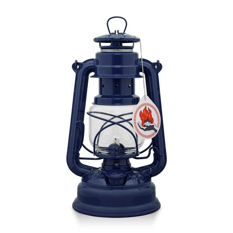 Feuerhand Sturmlaterne Baby Special 276, Kobaltblau – ca. 20 Std. Brenndauer
