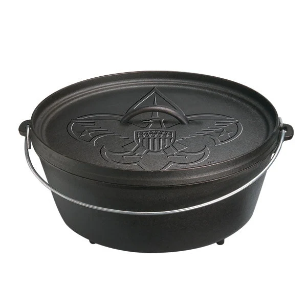 Lodge Camp Dutch Oven (flach), mit Boy Scout Logo