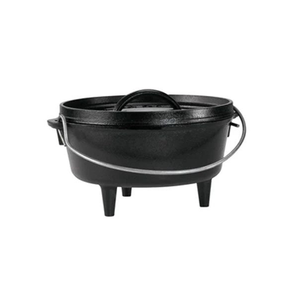 Lodge Camp Dutch Oven (flach), mit Füßen 20cm