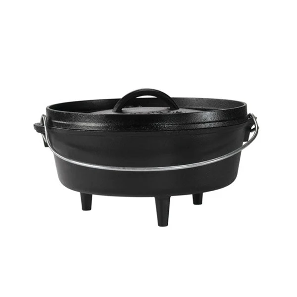 Lodge Camp Dutch Oven (flach), mit Füßen 25,4cm