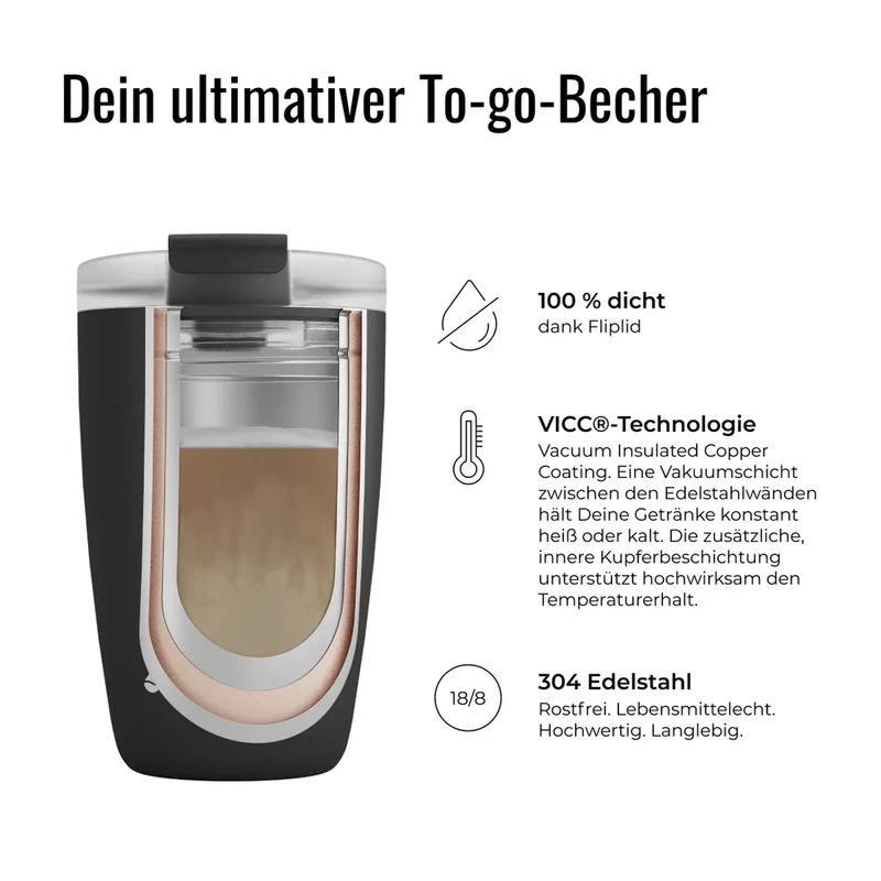 Kaffeebecher CUP 0,35l Chocolate To-Go / Cup