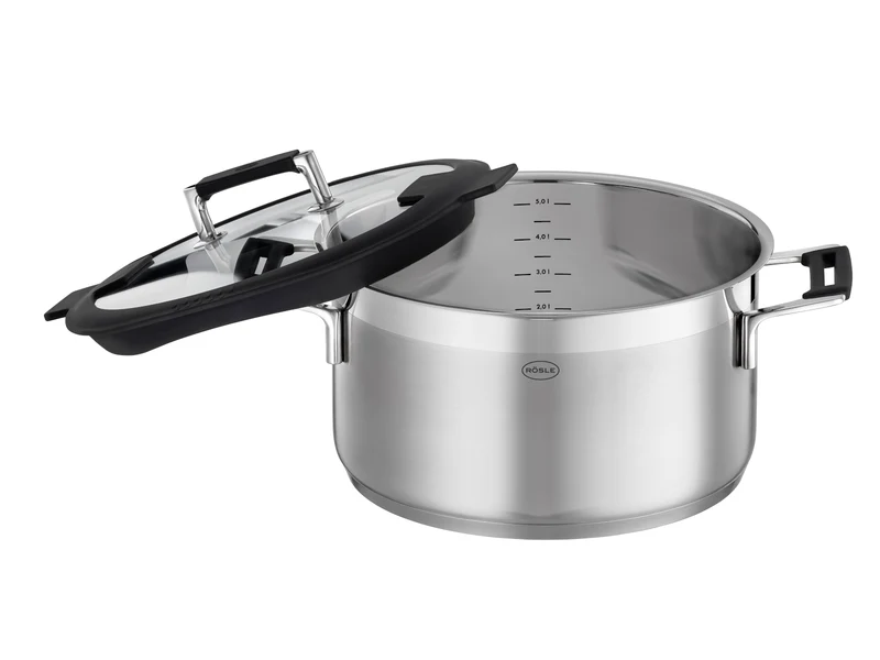 Rösle Silence® Pro Kochtopf mit Deckel 20 cm