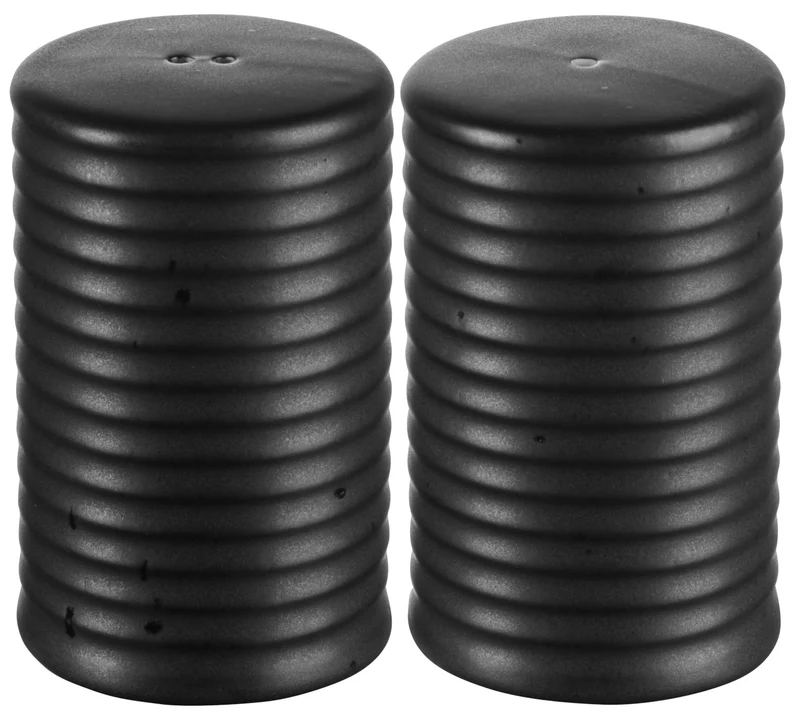 ASA kitchen'art Salz-/Pfefferstreuer Set black 6,5cm