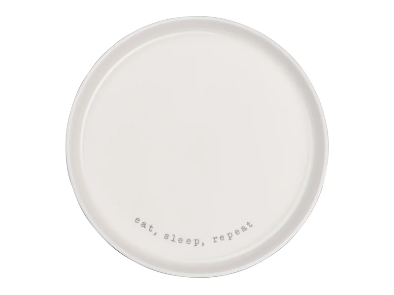 ASA hey! Dessertteller eat, sleep, repeat 22cm