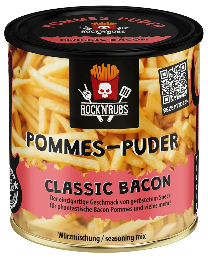 Rock 'n' Rubs Pommes-Puder, Classic Bacon 150 g