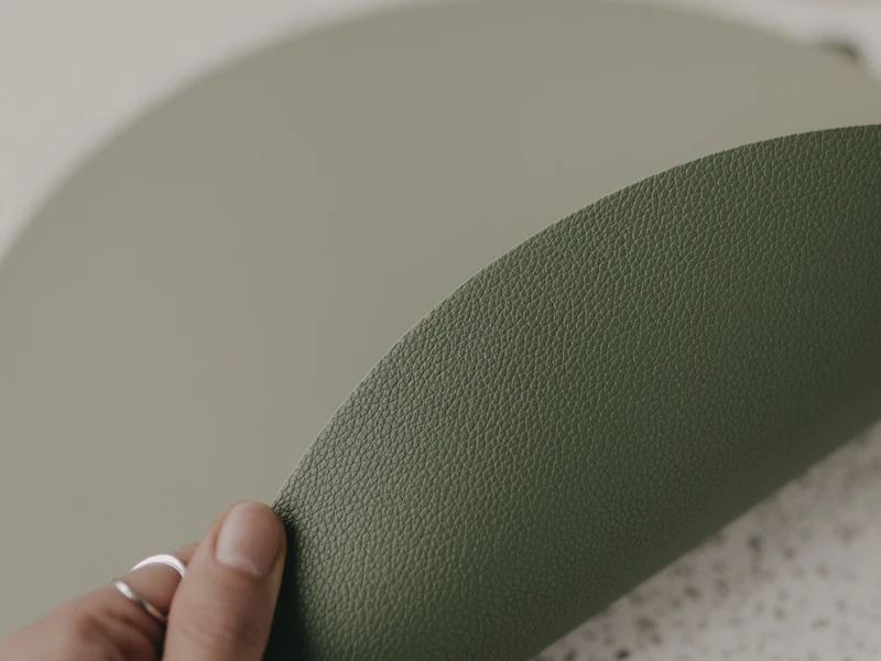 Eulenschnitt Platzset Wie schön wendbar grün 35cm