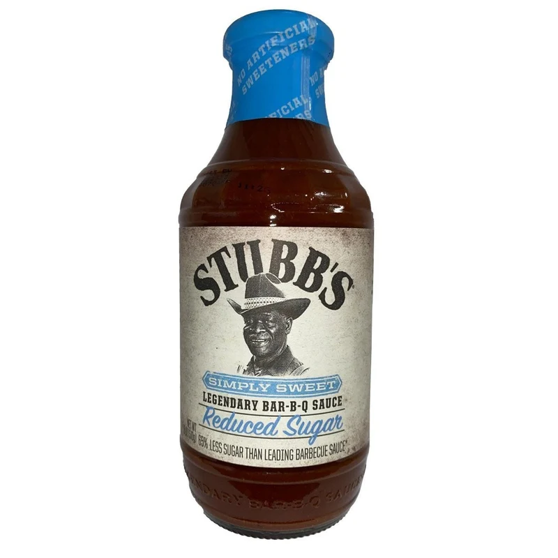 Stubb's Simply Sweet Reduced Sugar Bar-B-Q Sauce 450 ml