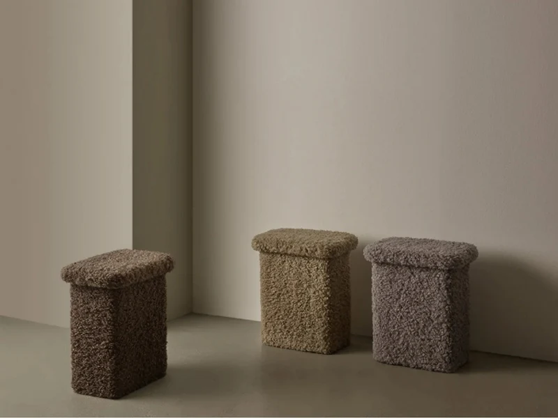 Blomus TEDDY T-Hocker sharkskin 45cm