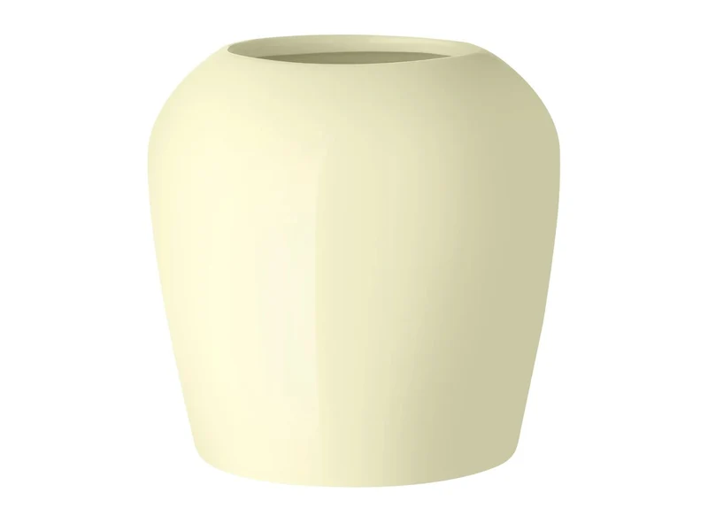 Blomus LETA Vase L transparent yellow 14cm