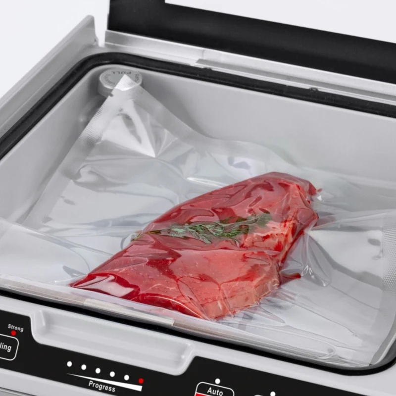 CASO 3-Sterne Siegelrandbeutel 20 x 30 cm – 100 Beutel für Kammervakuumierer
