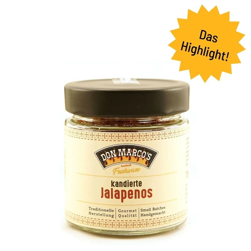Don Marco´s kandierte Jalapenos, 70g