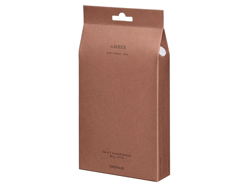 Blomus TUOKSU Duftsachets Amber rustic brown Set 3tlg