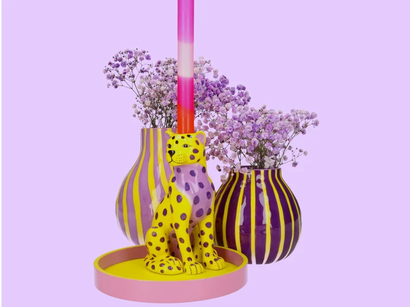 Giftcompany Artisan Vase rosa/rot 23,4cm
