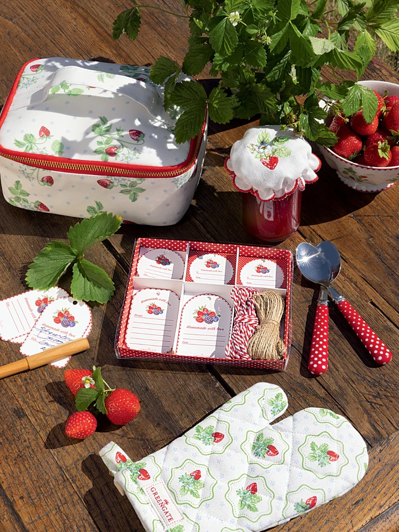 Greengate Dotty Besteckset rot 4tlg