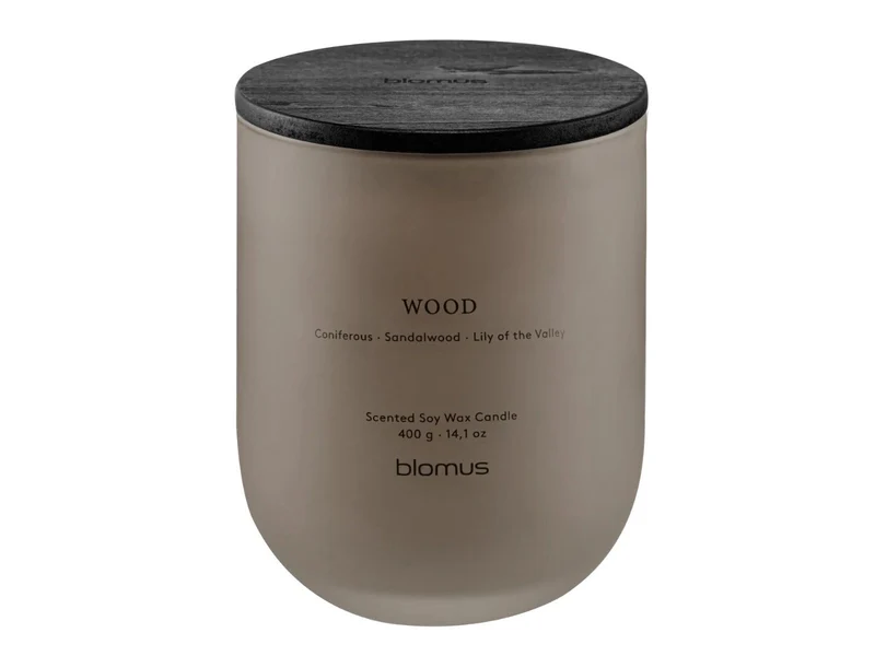 Blomus TUOKSU Duftkerze L Wood coffee 11cm