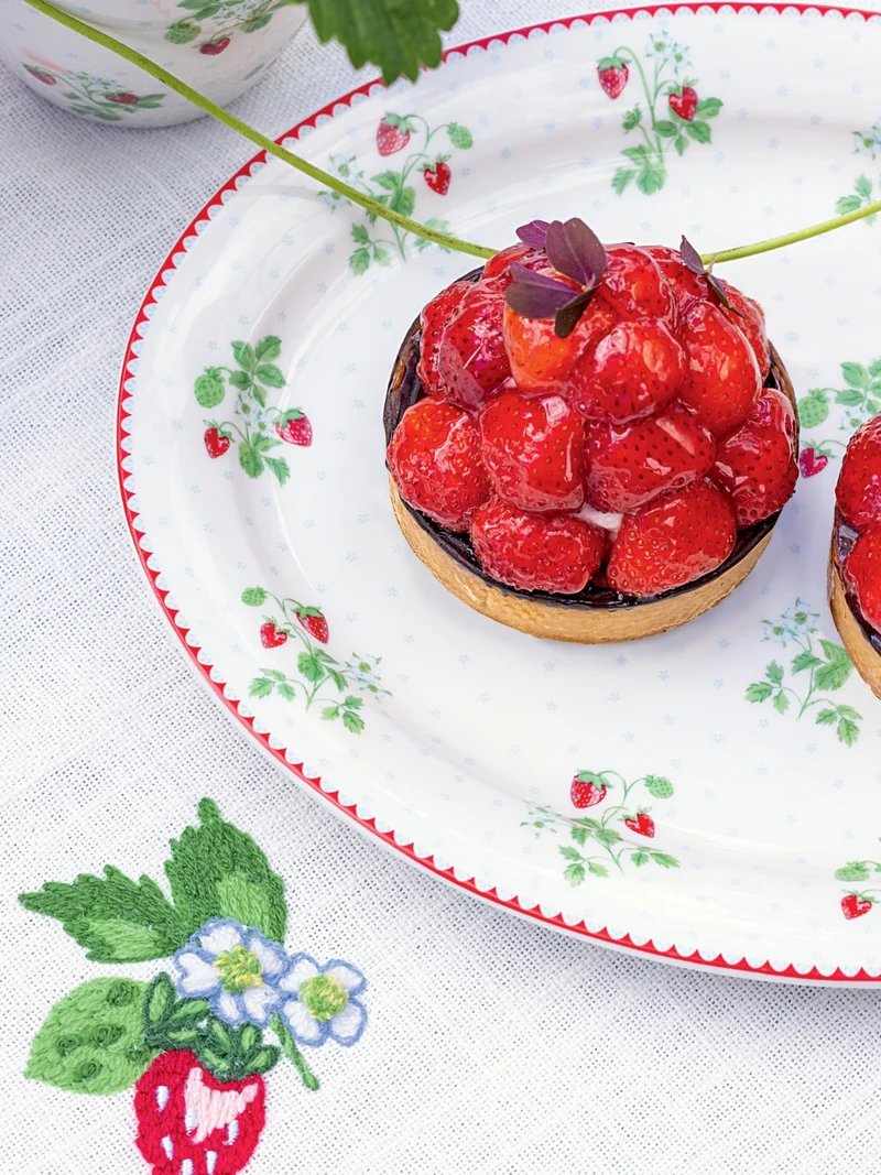 Greengate Berry Frühstücksteller white 20,2cm