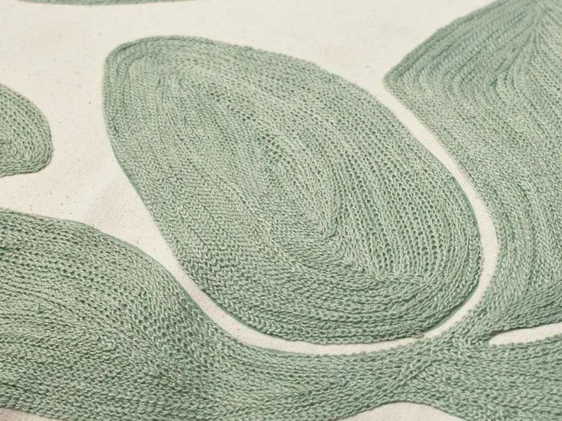Broste Copenhagen Herbert Kissenbezug sage green/natural 50x50cm