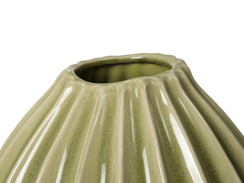Broste Copenhagen Wide Vase L Dry sage 30cm