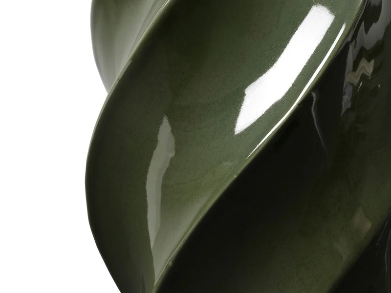Broste Copenhagen Odette Vase hunter green 24cm