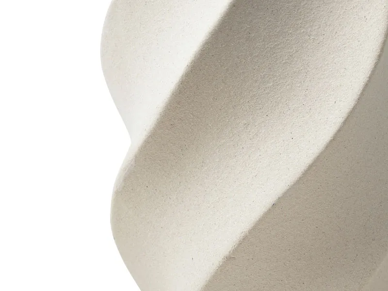 Broste Copenhagen Odette Vase weiß 24cm