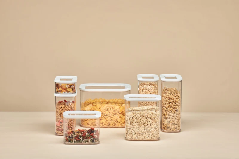 Vorratsdose Modula Square 2750 ml - weiß