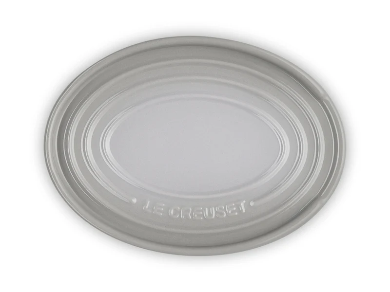Le Creuset Löffelablage oval perlgrau 16cm