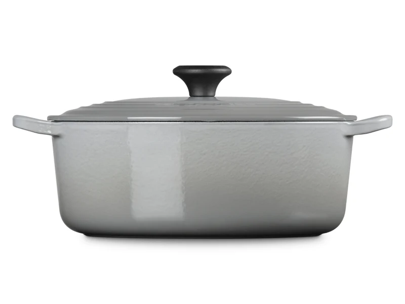 Le Creuset Bräter Tradition oval perlgrau 29cm