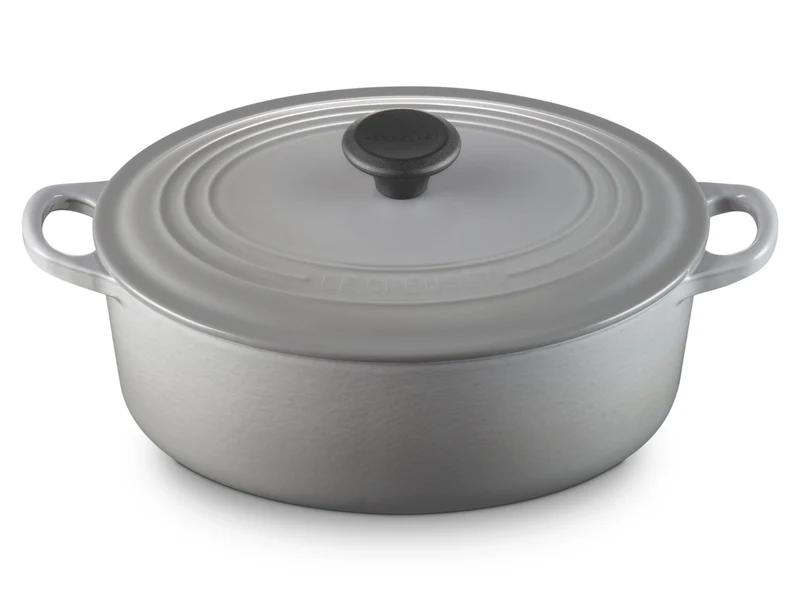 Le Creuset Bräter Tradition oval perlgrau 29cm