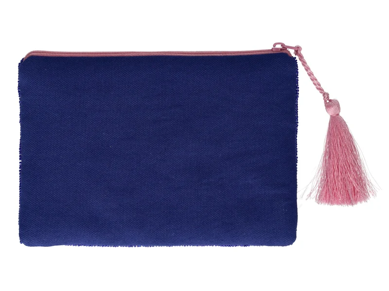Giftcompany Elodie Kosmetiktasche M Blüten blau 18cm