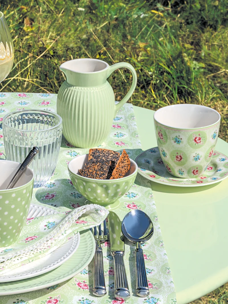 Greengate Louisa Geschirrtuch white 70x50cm