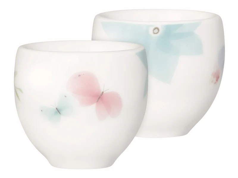Hutschenreuther Frühlingsgrüsse Blumenwiese Eierbecher 5cm Set 2tlg
