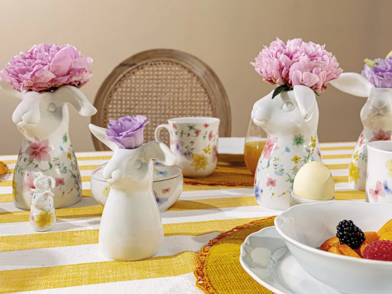 Hutschenreuther Frühlingsgrüsse Blumenwiese Eierbecher 5cm Set 2tlg