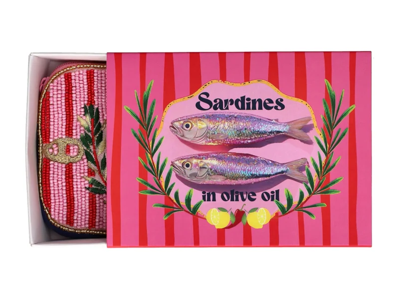 Giftcompany Elodie Kosmetiktasche S Sardines rosa 14,5cm