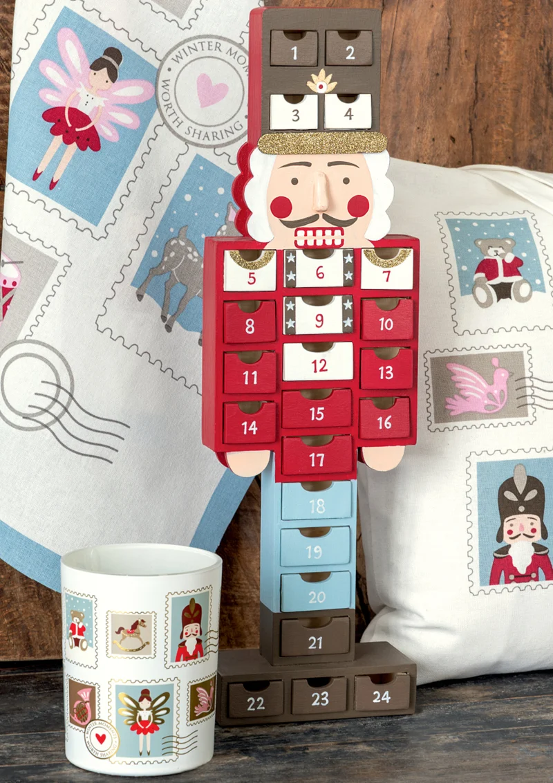 Greengate Xmas letter Geschirrtuch bedruckt 70x50cm