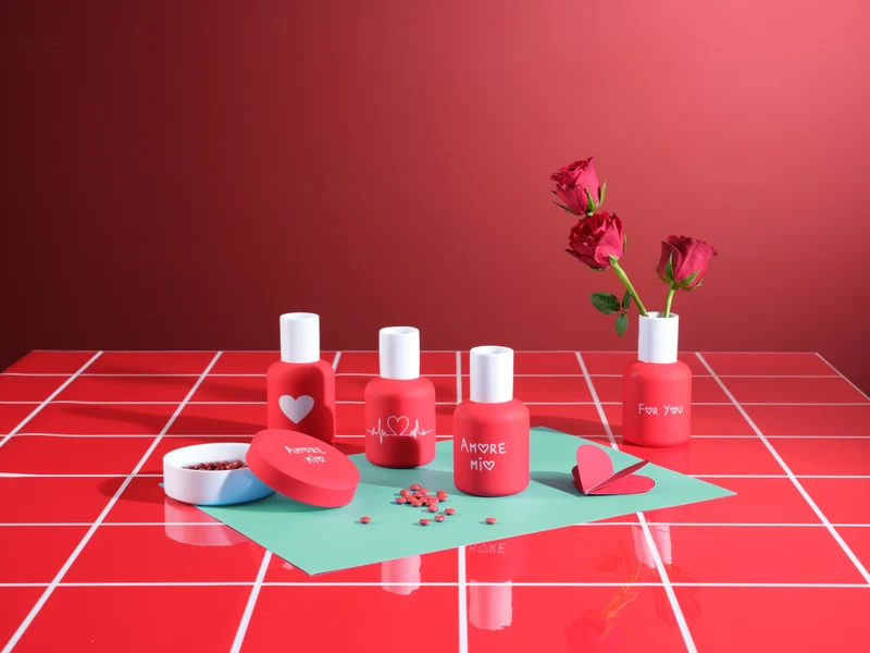 ASA beauty for you Vase Herz orange 12,5cm