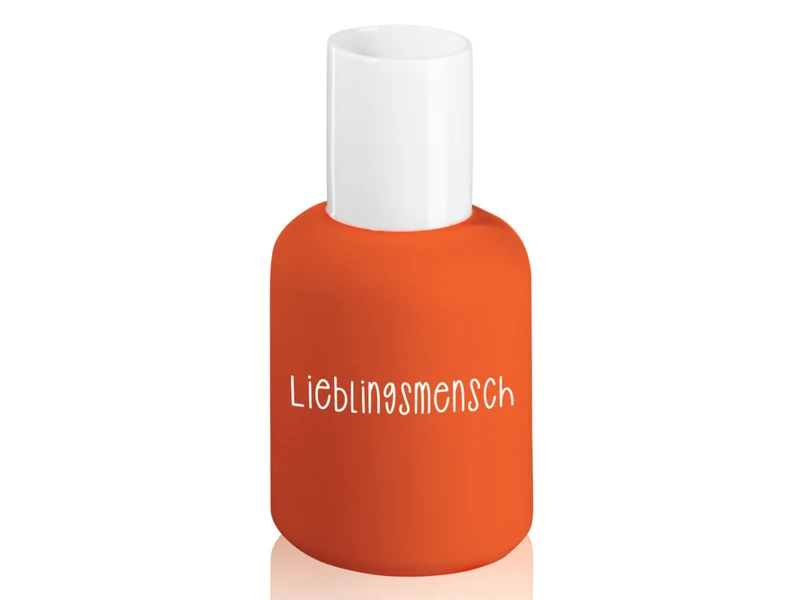 ASA beauty for you Vase Lieblingsmensch orange 12,5cm