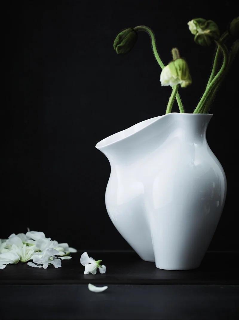 Rosenthal La Chute Weiss Vase 26 cm