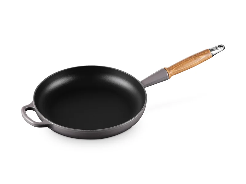 Le Creuset Brat- und Servierpfanne Signature mit Holzgriff flint 26cm