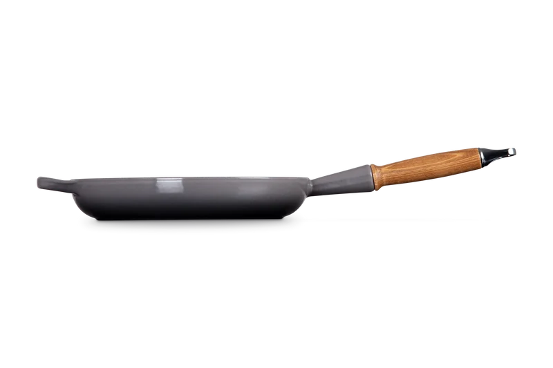 Le Creuset Brat- und Servierpfanne Signature mit Holzgriff flint 26cm
