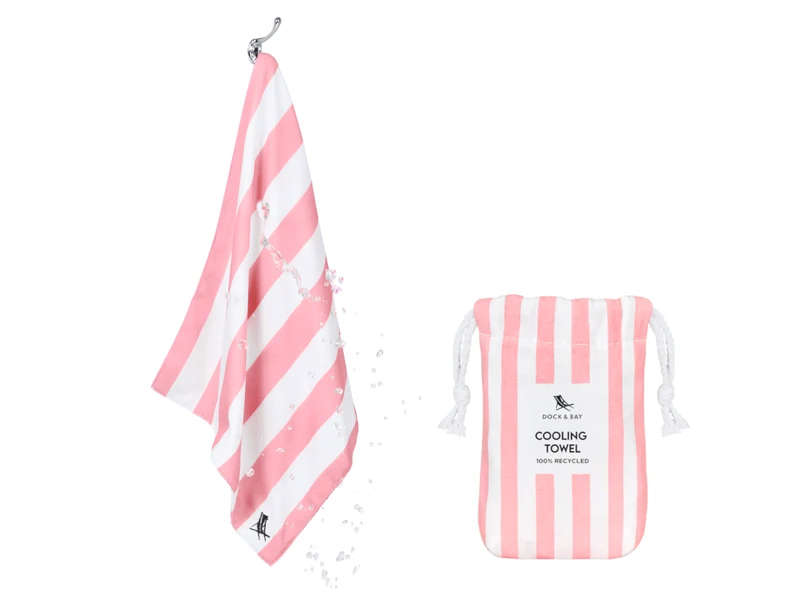 Dock & Bay Handtuch kühlend Malibu Pink 69x33cm