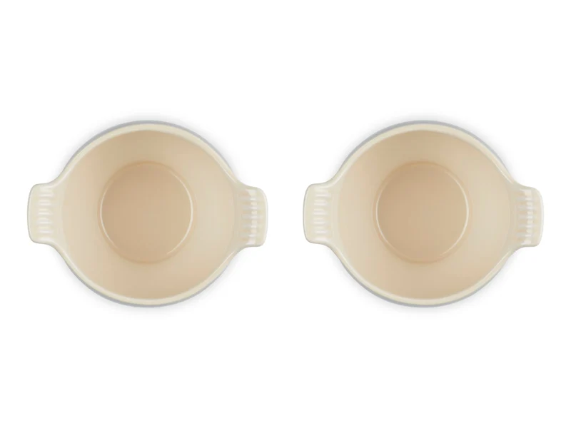 Le Creuset Suppenterrine Tradition flint 0,6l 2er Set