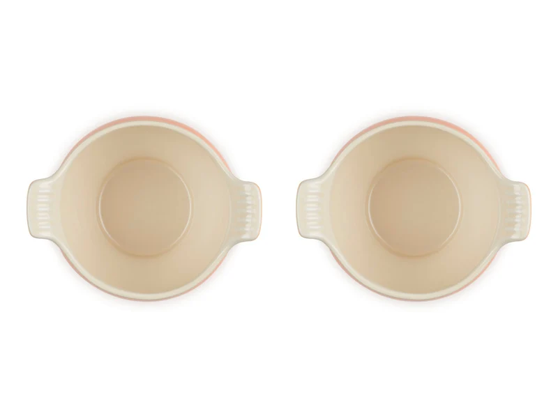 Le Creuset Suppenterrine Tradition ofenrot 0,6l 2er Set