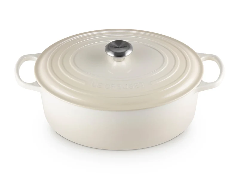 Le Creuset Bräter Signature oval meringue 33cm