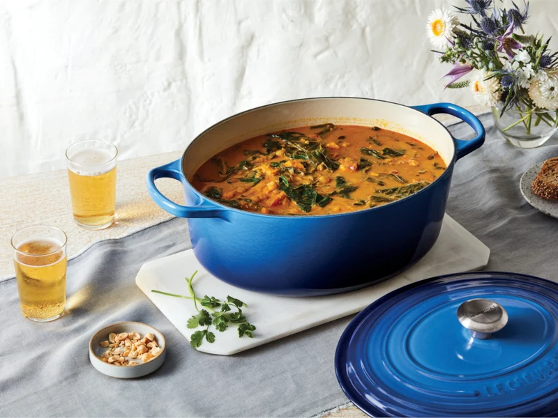 Le Creuset Bräter Signature oval azure 33cm