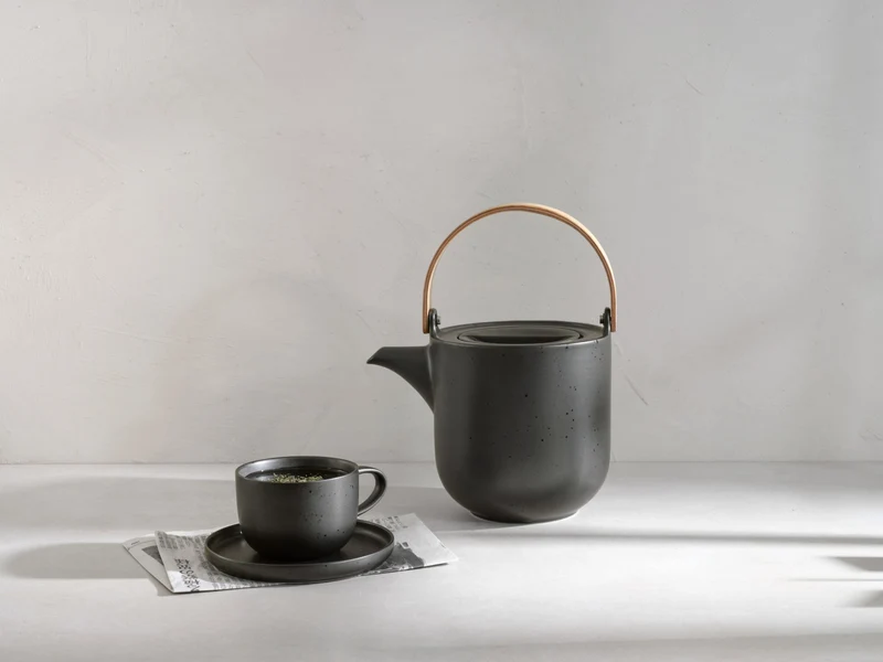 ASA coppa Teetasse und Untertasse kuro Set 2tlg