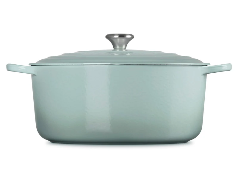 Le Creuset Bräter Signature rund sea salt 34cm
