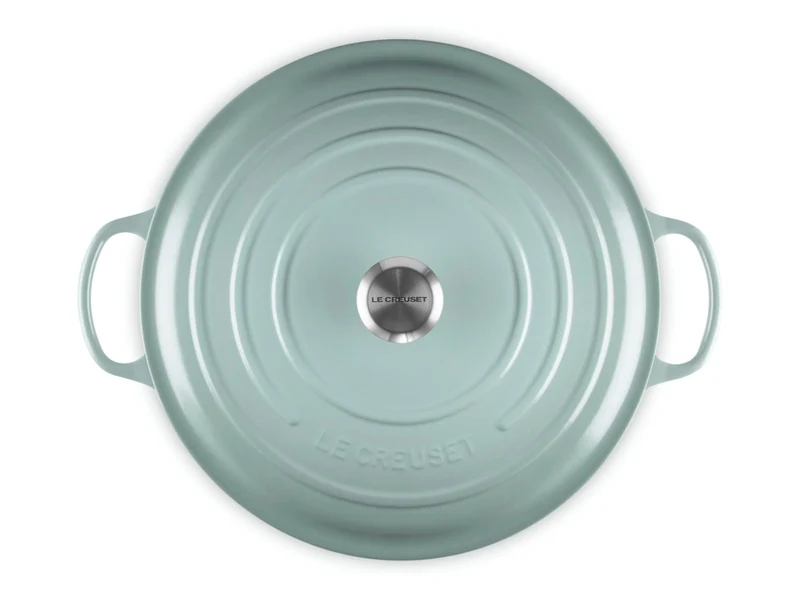Le Creuset Bräter Signature rund sea salt 34cm