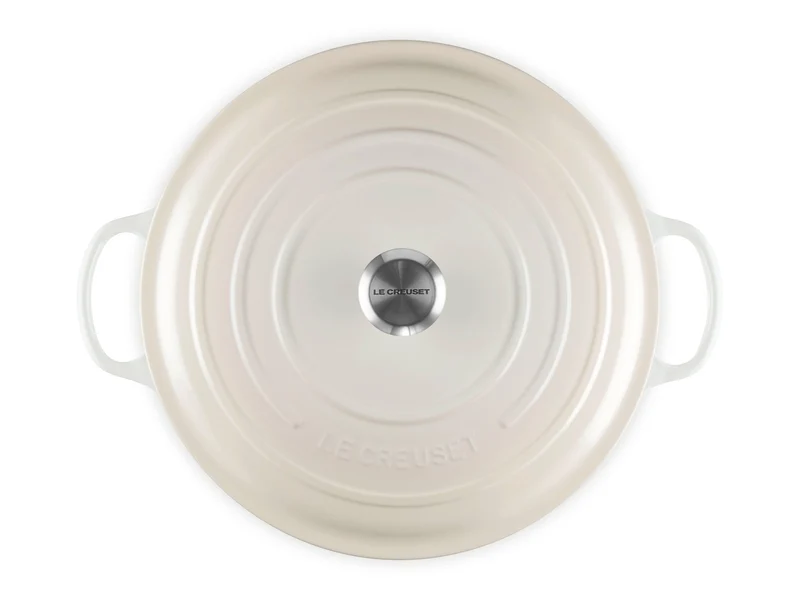 Le Creuset Bräter Signature rund meringue 34cm